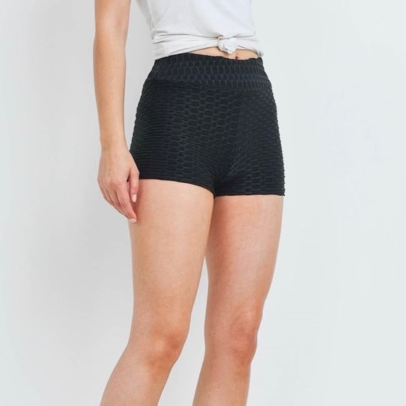 Black Tik Tok Shorts - Picture 2 of 4